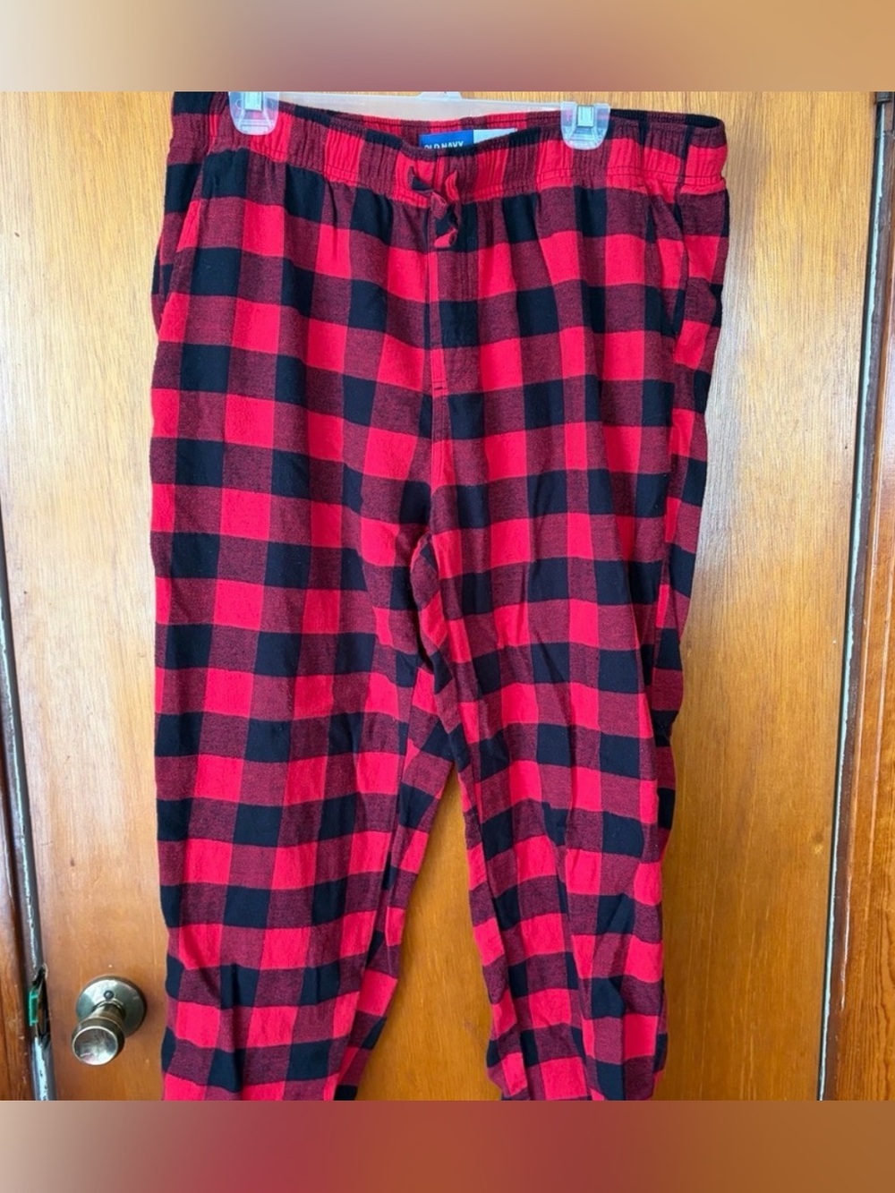 Men’s Red and Black Buffalo Plaid Pajama Pants
